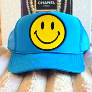 Aviator Nation neon blue Trucker Hat